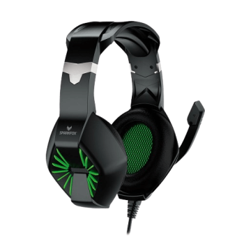 אוזניות גיימינג SPARKFOX A1 ירוק
