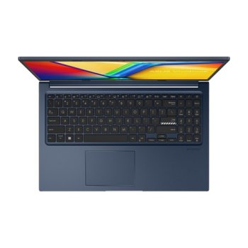 מחשב נייד Asus Vivobook 15 X1504ZA-NJ200W אסוס i3-1215U 15.6"FHD 256G 8G W11H BLUE 1Y