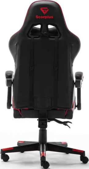 כיסא גיימינג דגם Life מבית Scorpius - צבע אדום 90902-801-65